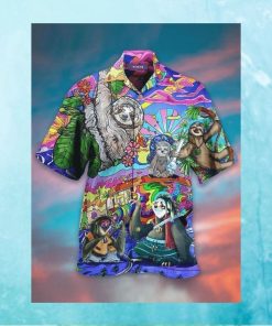 Sloth Love Animals Life Style Limited Edition   Hawaiian Shirt