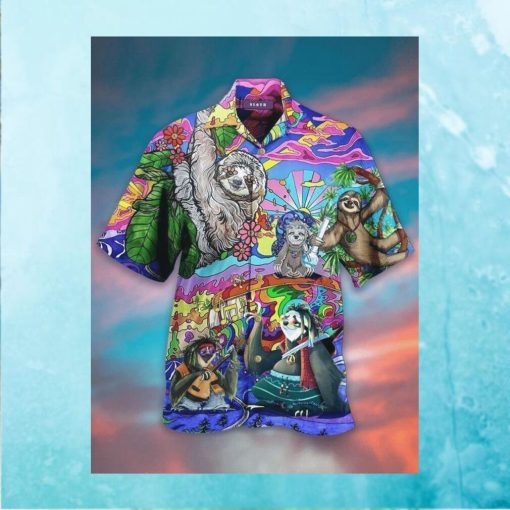 Sloth Love Animals Life Style Limited Edition Hawaiian Shirt