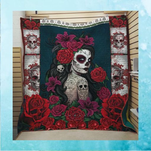 Sugar Skull   My Sweet Girl   Quilt