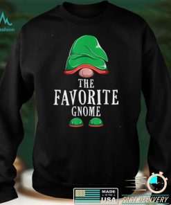 The Favorite Gnome Christmas Family Matching Group Costume T Shirt