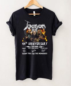 Venom 44th Anniversary 1978 2022 Signature Thank You For The Memories Shirt