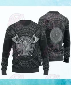 Viking Axes & Shield Christmas Sweater