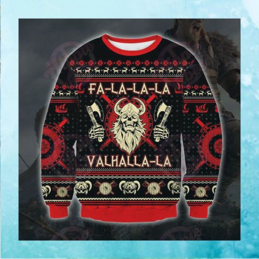 Viking Valhalla la Christmas Sweatshirt