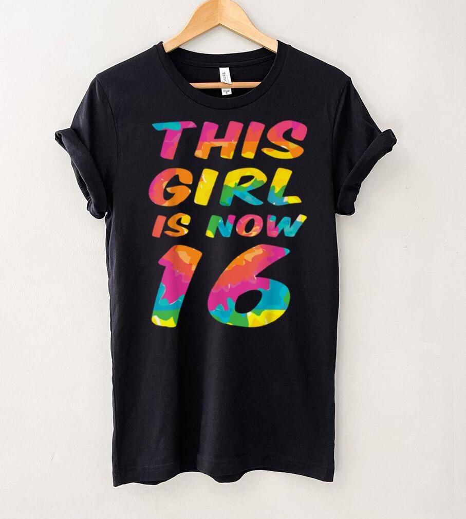 Watercolour saying girl daughter child 16th birthday T Shirt