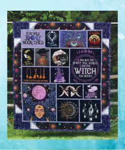 Witch Stay wild moon child Quilt