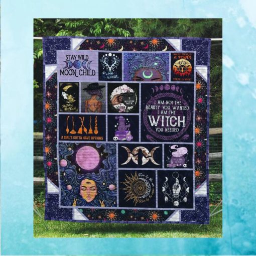 Witch   Stay wild moon child   Quilt