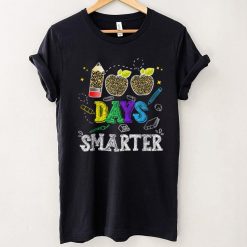 100 Days Smarter Teacher Student 100th Day of school T Shirt