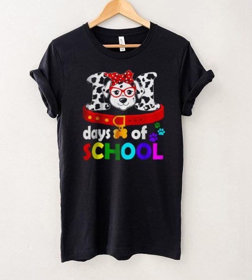 101 Days Smarter Dog Shirt 100 Days Of School Teacher Kids Shirt