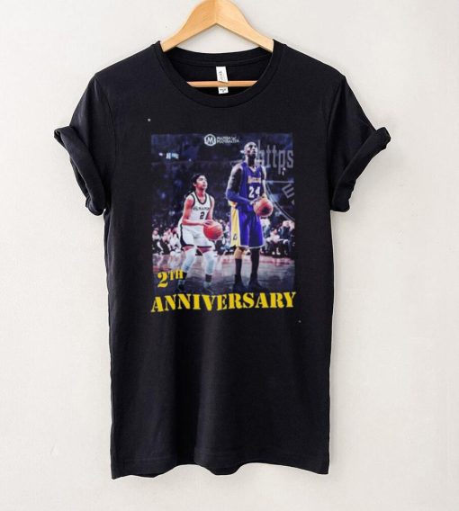 2 Years Ago Today We Lost Kobe And Gigi Bryant Anniversary T Shirt
