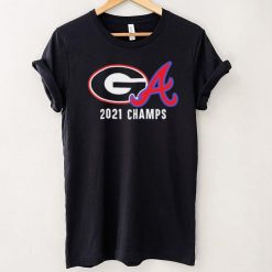 2021 Champs UGA Bulldogs And Braves T Shirt