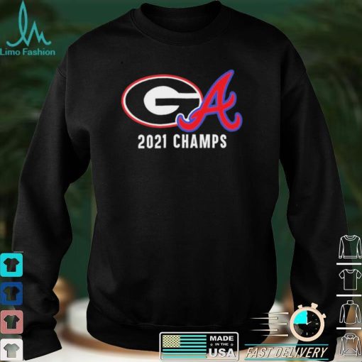2021 Champs UGA Bulldogs And Braves T Shirt
