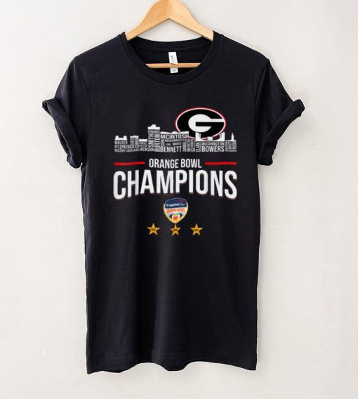 2021_2022_Georgia_Orange_bowl_national_Merch_Championship_gi T Shirt