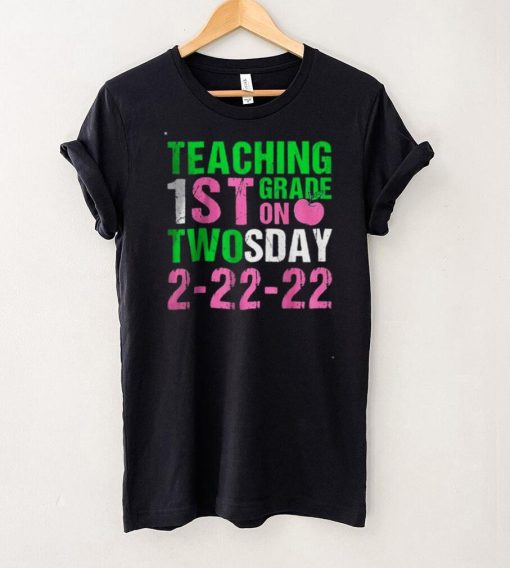 22nd February 2022 Twosday 2 22 22 Funny First Grade Teacher T Shirt