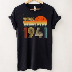 81 Years Old Born In 1941 Vintage 81Th Birthday T Shirt