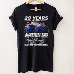 9 Years 1993 2022 Backstreet Boys Signatures Thank You For The Memories Shirt