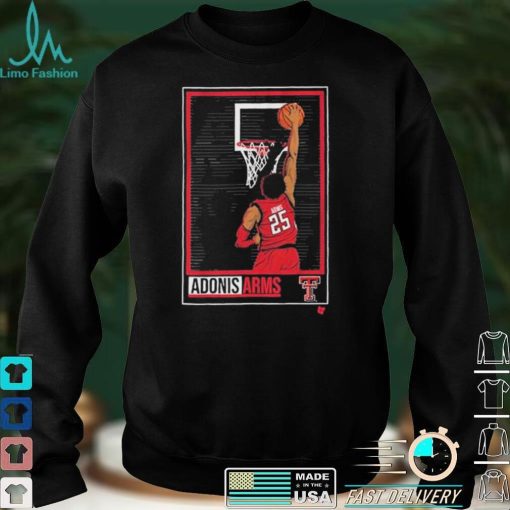 Adonis Arms Texas Tech Basketball Shirt