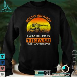 Agent orange I was killed in vietnam I just havent died yet shirt