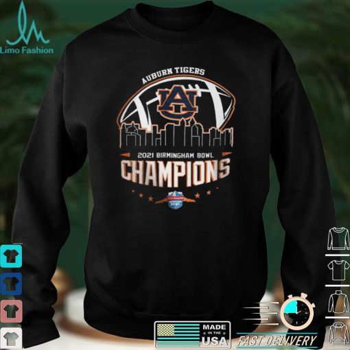 Auburn Tigers 2021 Birmingham Bowl Champions NCAA Graphic Unisex T Shirt