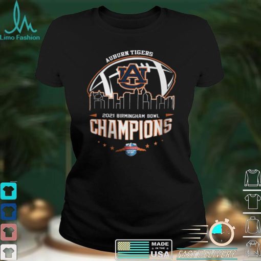 Auburn Tigers 2021 Birmingham Bowl Champions NCAA Graphic Unisex T Shirt