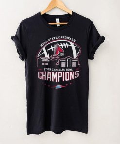 Ball State Cardinals 2021 Camellia Bowl Champions Ncaa Graphic Unisex T Shirt