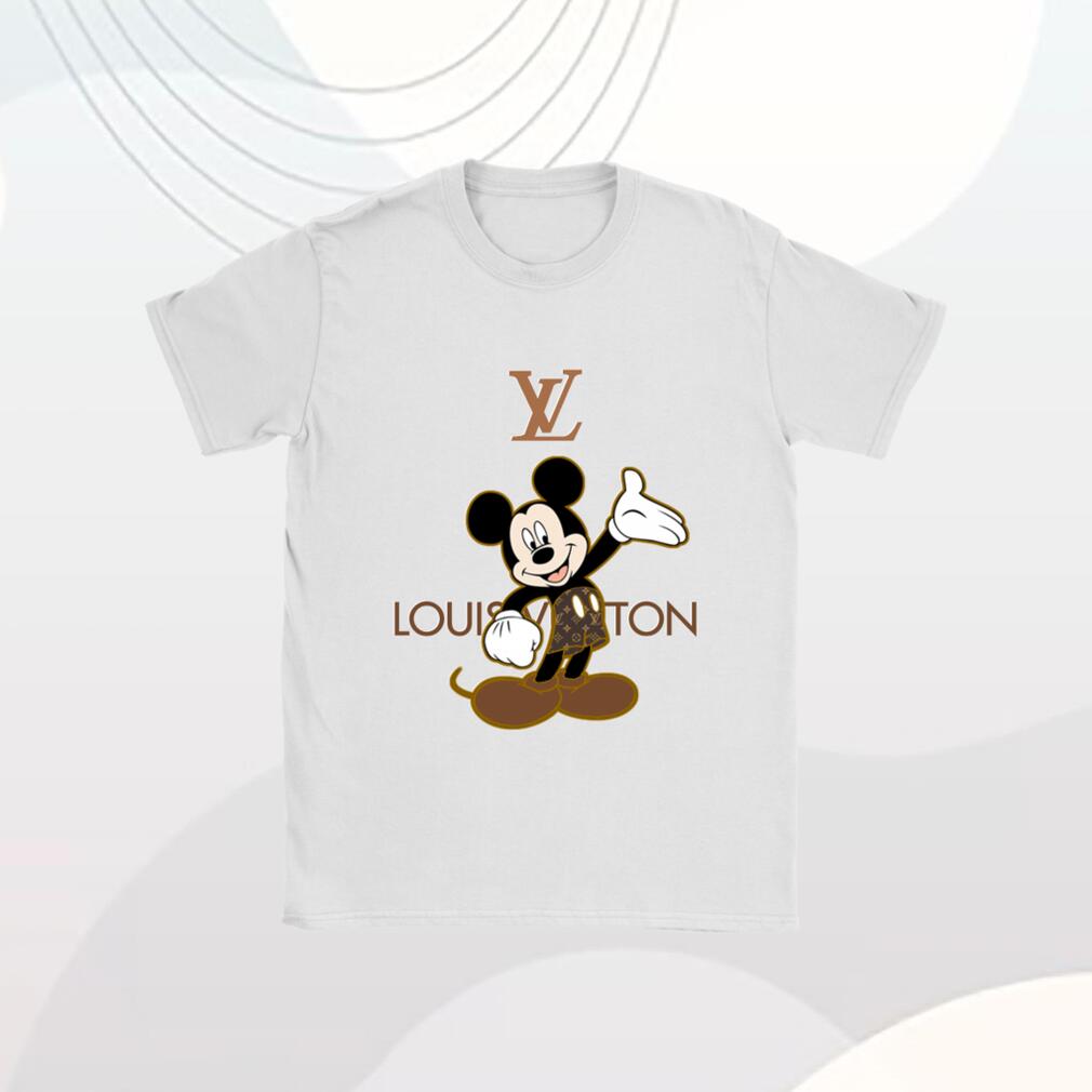 Supreme Louis Vuitton With Mickey Mouse Logo 3D T-Shirt - Shop