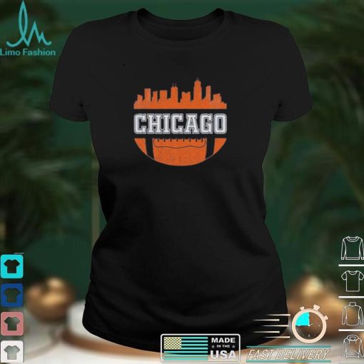 Chicago Bears NFL Football City Skyline Vintage Graphic Unisex T Shirt