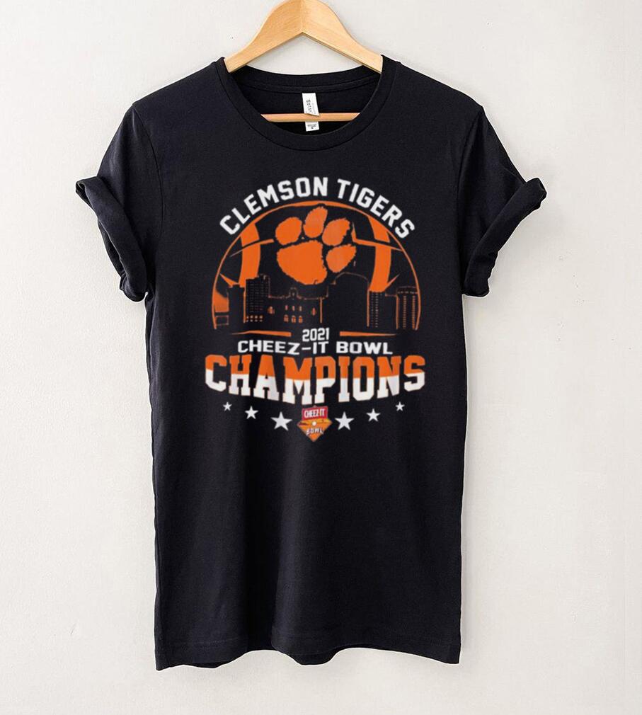 Clemson Tigers 2021 Cheez It Bowl Champions Ncaa Football Two Sided Graphic Unisex T Shirts