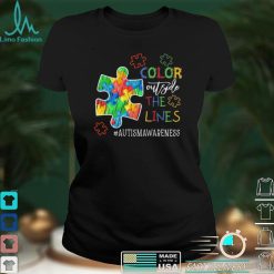 Color Outside The Lines Autism Awareness Shirt