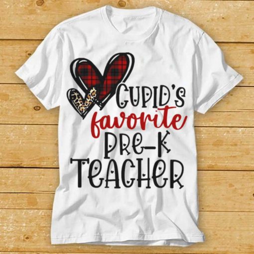 Cupids Favorite Pre K Teacher Valentines Day Shirt