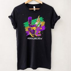 Funny Daycare Crew Leopard Mardi Gras Carnival Party T Shirt