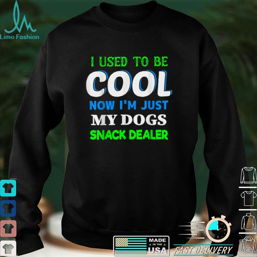 I Used To B.e Cool Now I'm Just My Dogs Snack Dealer T Shirt