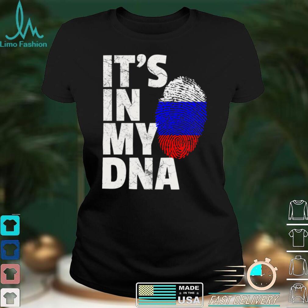 IT'S IN MY DNA Russia Russian Flag Official Pride Gift Long Sleeve T Shirt
