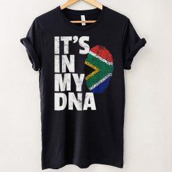 IT'S IN MY DNA South Africa Flag Official Pride Gift Home T Shirt