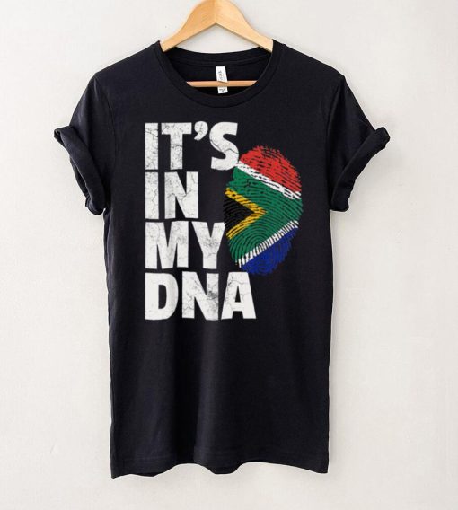 IT'S IN MY DNA South Africa Flag Official Pride Gift Home T Shirt