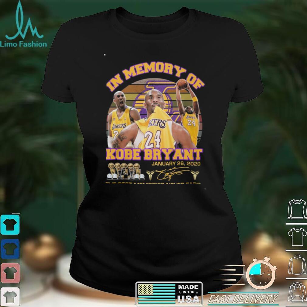 In Memory Of Kobe Bryant 2022 Shirt