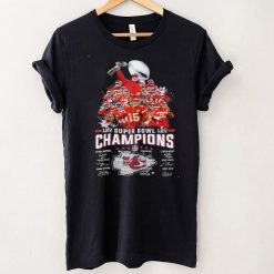 Kansas City Chiefs 2021 2022 Trophy Super Bowl Champions Signature T Shirt