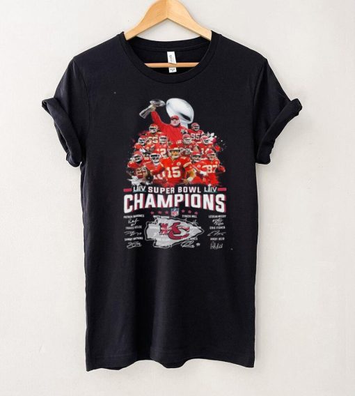 Kansas City Chiefs 2021 2022 Trophy Super Bowl Champions Signature T Shirt