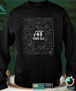 Kids Square Root of 49_ 7 yrs years old 7th birthday T Shirt
