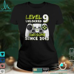 Level 9 Unlocked Awesome Since 2013 T Shirt
