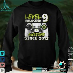Level 9 Unlocked Awesome Since 2013 T Shirt