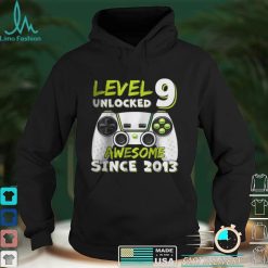 Level 9 Unlocked Awesome Since 2013 T Shirt