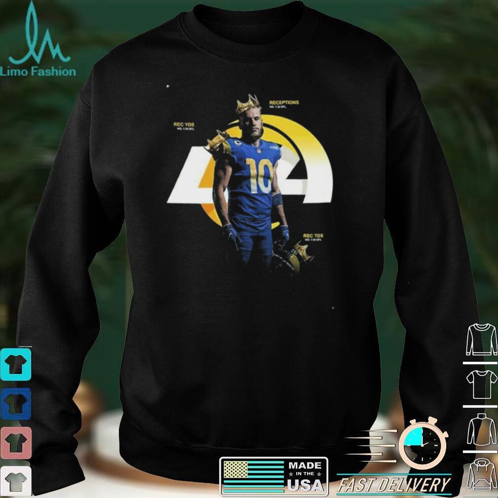 Los Angeles Rams T Shirt Cooper Kupp Triple Crown 2022 Rams NFL Fans Shirt
