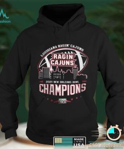 Louisiana Ragin' Cajuns 2021 New Orleans Bowl Champions Ncaa Graphic Unisex T Shirt