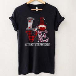 Love Teacher Life Valentine Day Leopard Print Plaid Hearts Shirt