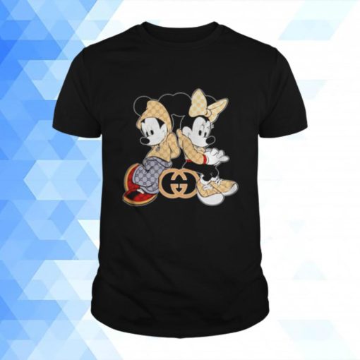 MICKEY MOUSE AND MINNIE WEAR GUCCI SHIRT