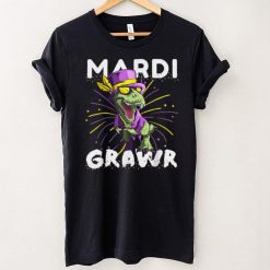 Mardi Gras Funny T Rex Mardi Grawr Costume Kids T Shirt