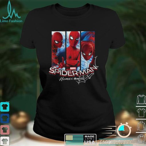 Marvel Spider Man Homecoming Three Panel Pose T Shirt