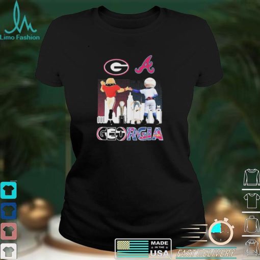 Mascot Georgia Bulldogs And Atlanta Braves Champions 2021 Shirt