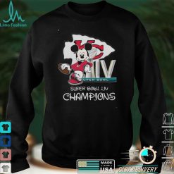 Mickey Kansas City Chiefs 2022 Super Bowl LIV Champions T Shirt