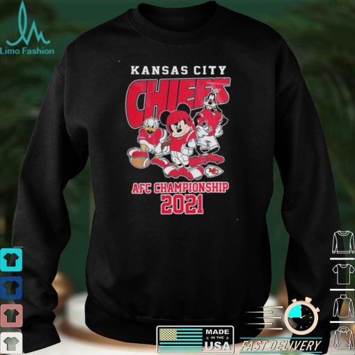 Mickey Kansas City Chiefs Beat Bills 2021 2022 AFC Championship T Shirt